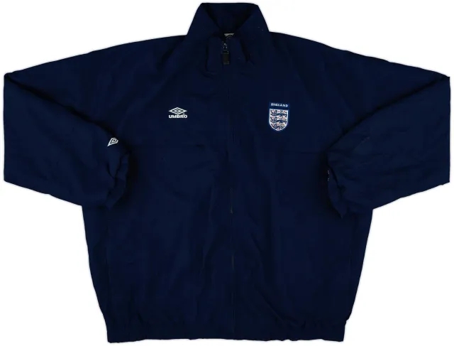 2000-02 England Umbro Track Jacket - 8/10 - (XL)