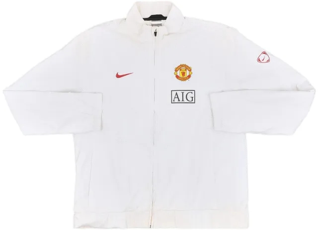 2009-10 Manchester United Nike Track Jacket - 8/10 - (XL)