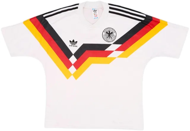 adidas Germany Mens SS Home Shirt 1988