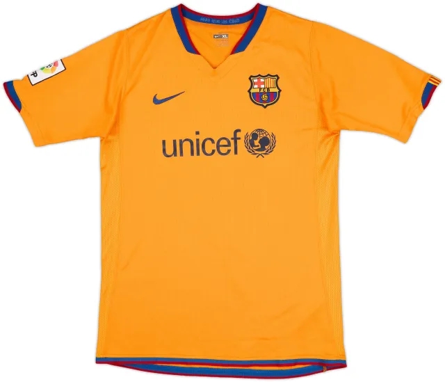 Nike Barcelona Boys SS Away Shirt 2006/08