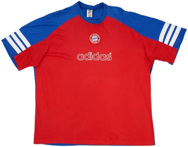 adidas Bayern Munich Mens SS Home Shirt 1995/96