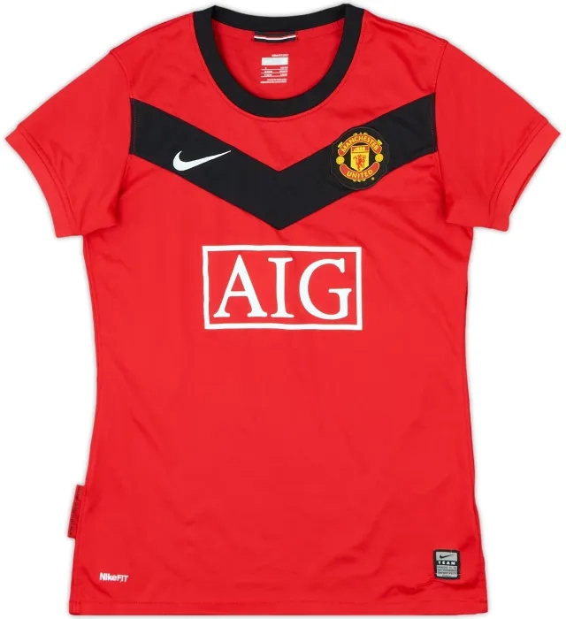 Nike Manchester United Womens SS Home Shirt 2009/10