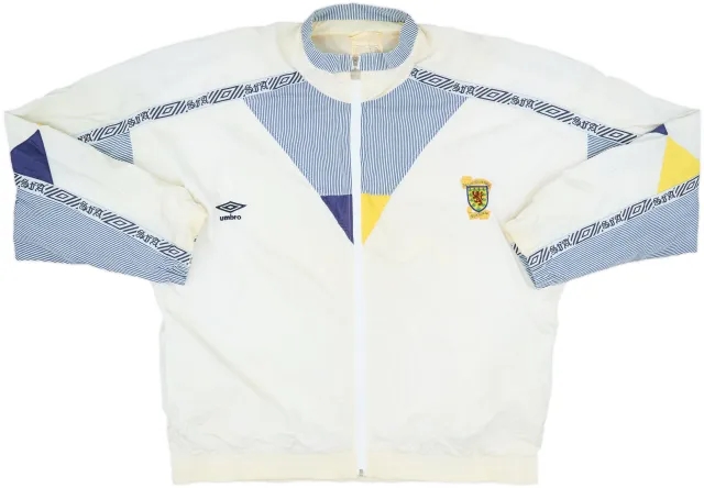 1990-92 Scotland Umbro Track Jacket - 8/10 - (M)