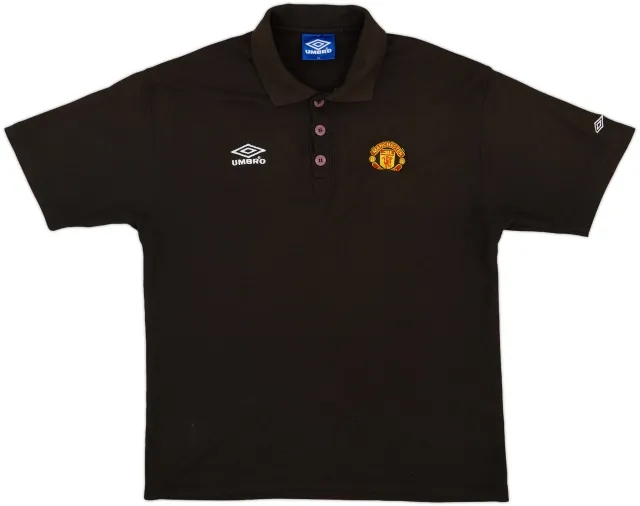 1998-99 Manchester United Umbro Polo Shirt - 7/10 - (XL)
