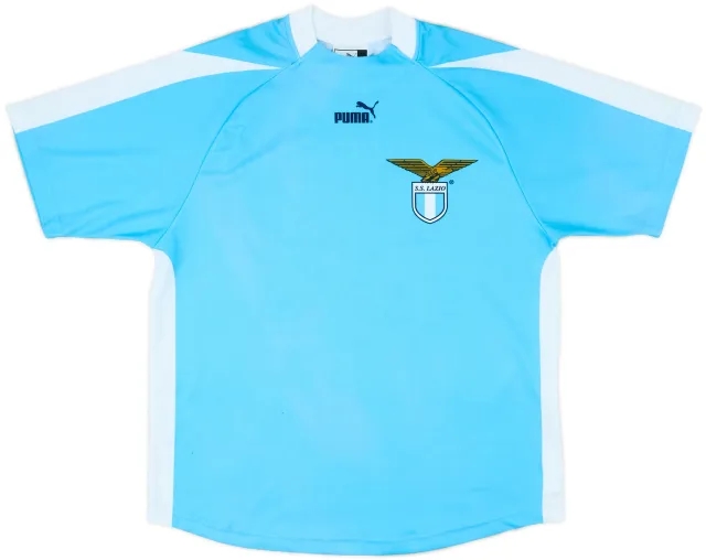 2003-04 Lazio 'Signed' Basic Home Shirt - 8/10 - (M)