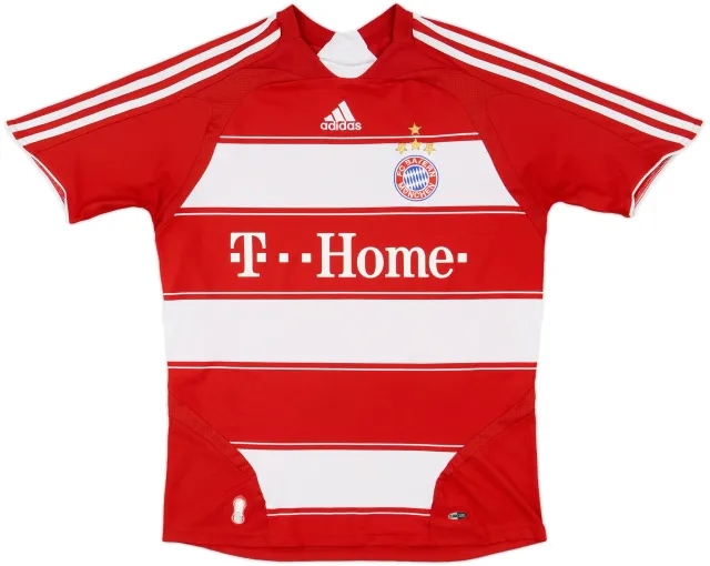 adidas Bayern Munich Boys SS Home Shirt 2008/09
