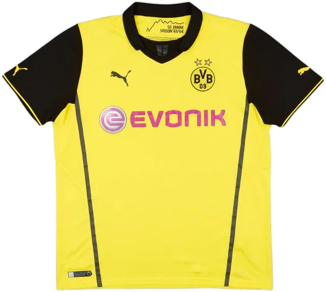 Puma Borussia Dortmund Mens SS Home Shirt 2013/14