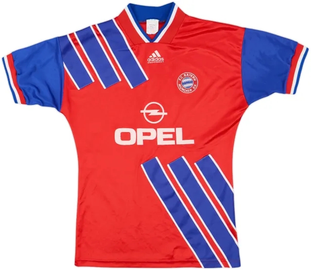 adidas Bayern Munich Mens SS Home Shirt 1993/95