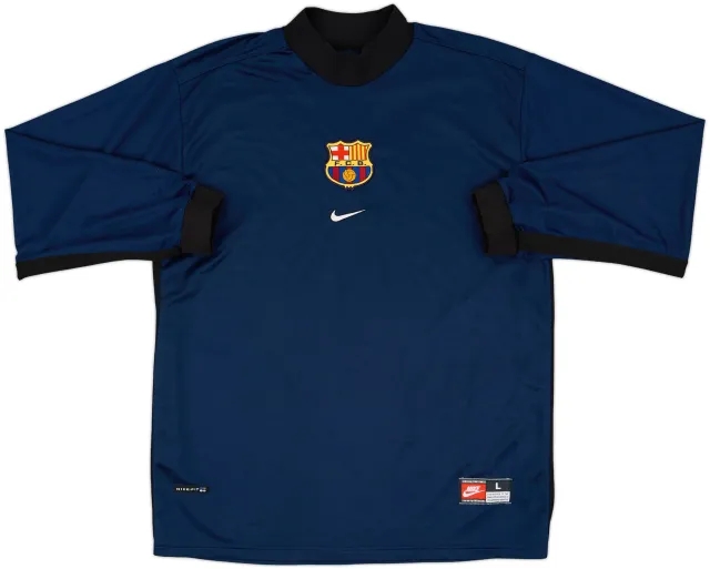 Nike Barcelona Mens LS Goalkeeper Home Shirt 1998/99