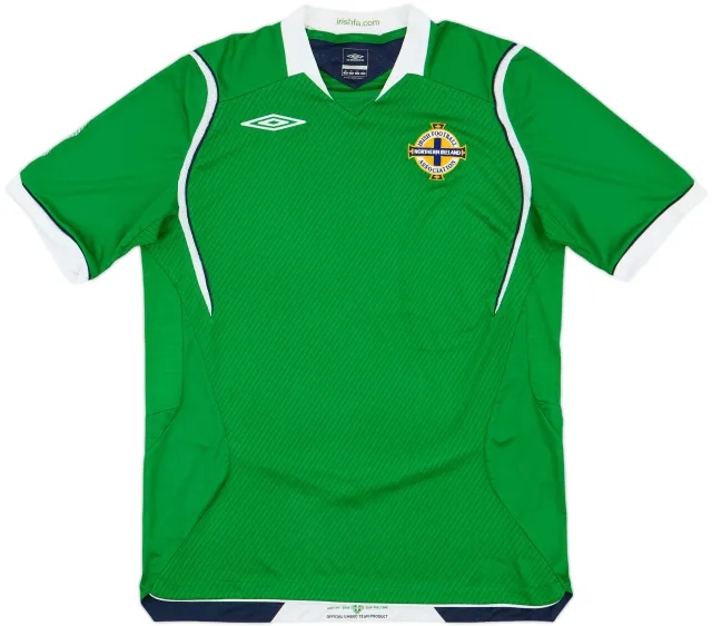 Umbro Northern Ireland Mens SS Home Shirt 2008