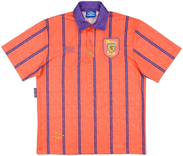 Umbro Scotland Mens SS Away Shirt 1993