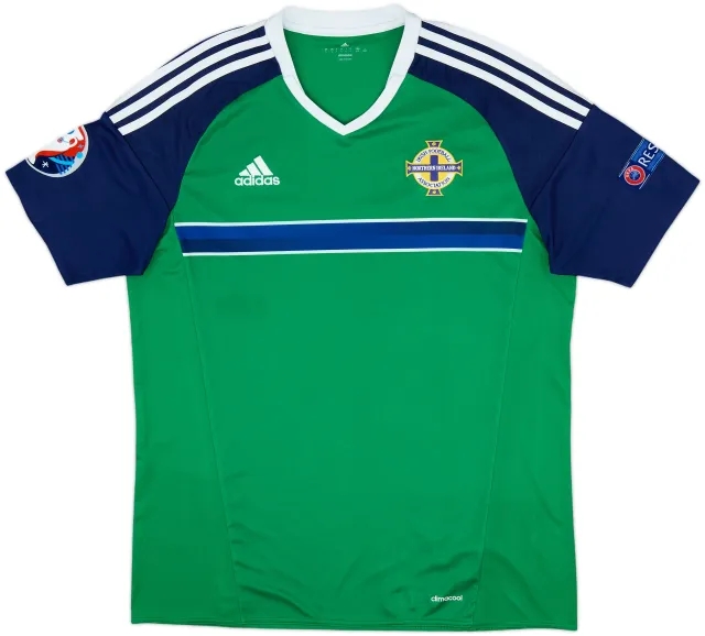 Umbro Northern Ireland Mens SS Home Shirt 2016