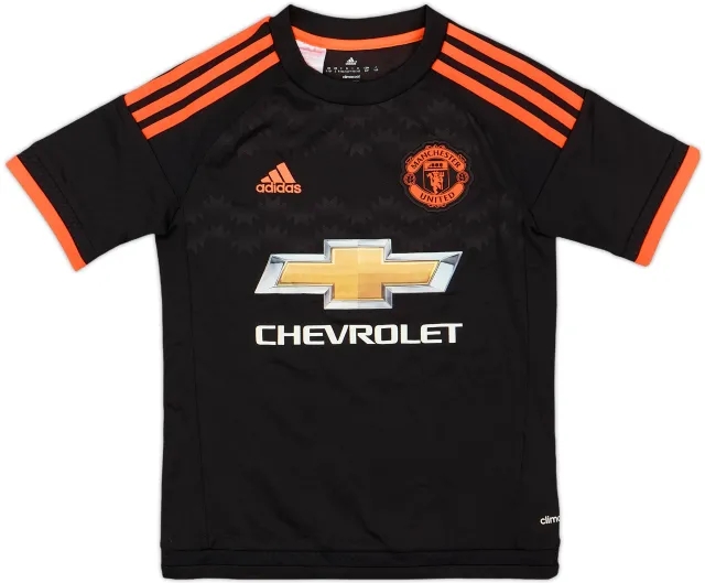 adidas Manchester United Boys SS Third Shirt 2015/16