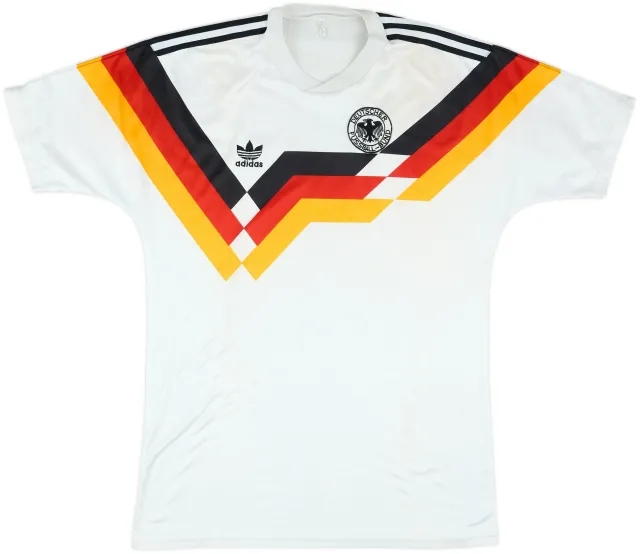 adidas Germany Mens SS Home Shirt 1988