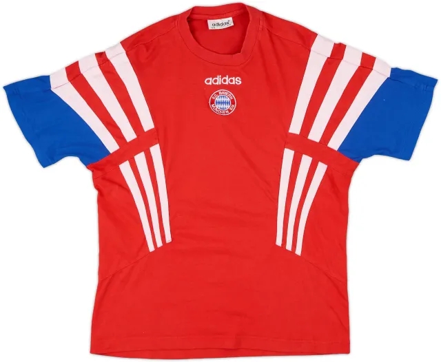 adidas Bayern Munich Mens SS Home Shirt 1995/96