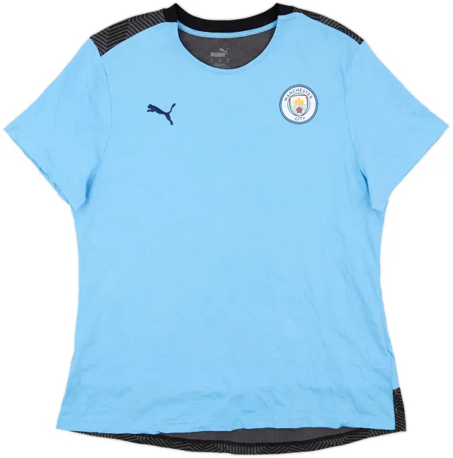 Puma Manchester City Boys SS Home Shirt 2020/21