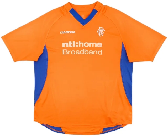 Diadora Rangers Mens SS Away Shirt 2002/03