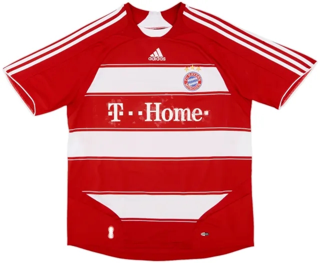 adidas Bayern Munich Mens SS Home Shirt 2007/08