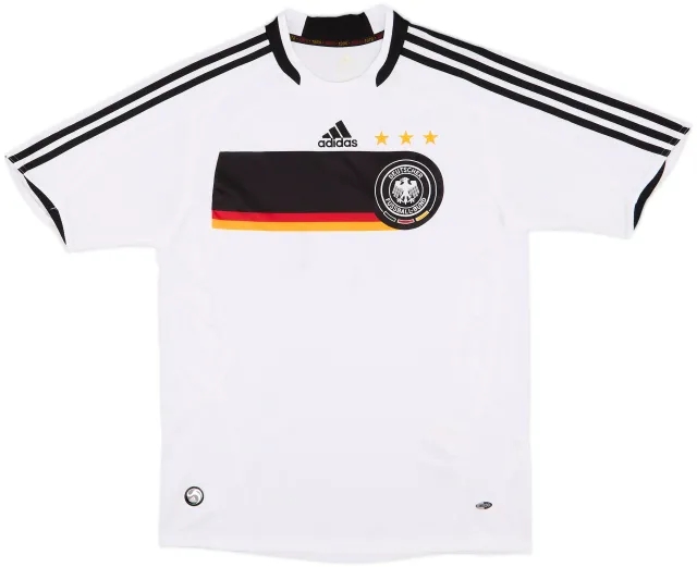 adidas Germany Boys SS Home Shirt 2008