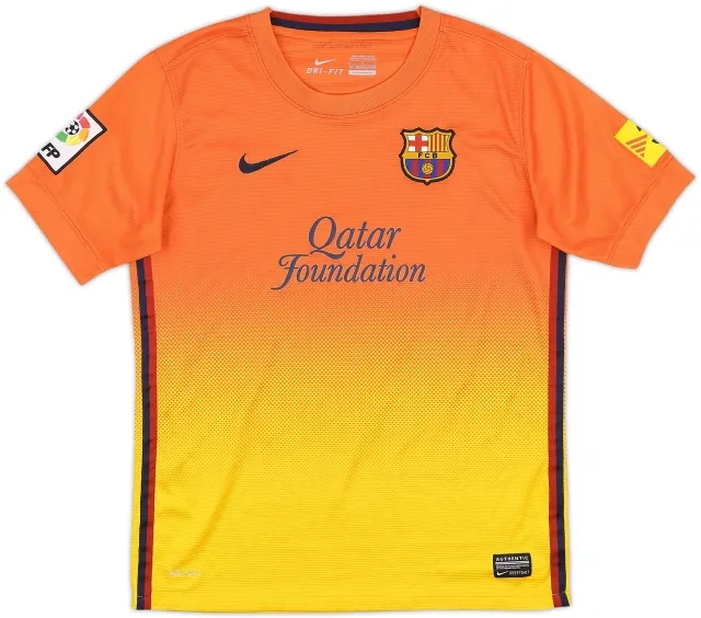 Nike Barcelona Boys SS Away Shirt 2012/13