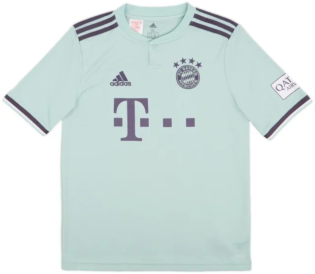 adidas Bayern Munich Boys SS Away Shirt 2018/19