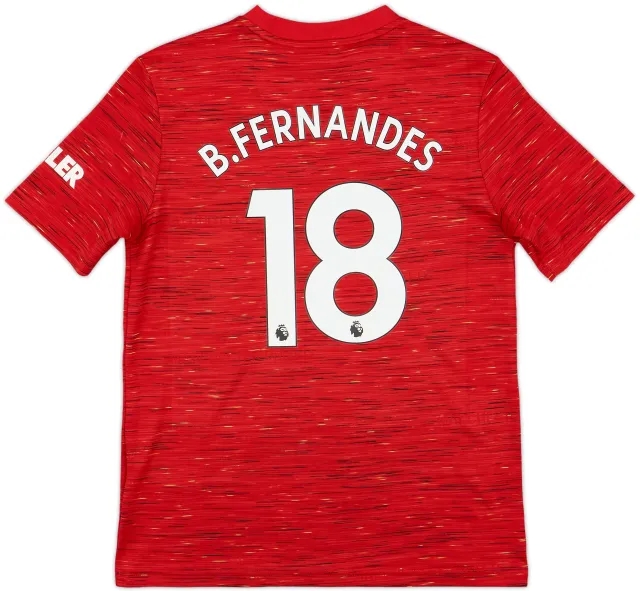 adidas Manchester United Boys SS Home Shirt 2020/21