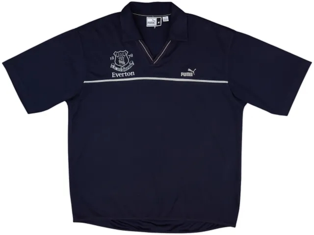 2000-01 Everton Umbro Polo Shirt - 8/10 - (M)