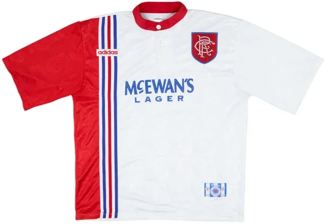 adidas Rangers Mens SS Away Shirt 1996/97
