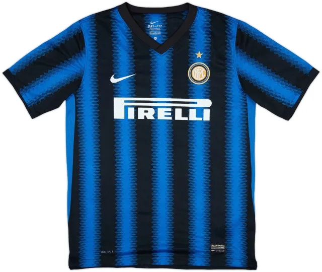 2010-11 Inter Milan Home Shirt - 8/10 - (XL.Boys)