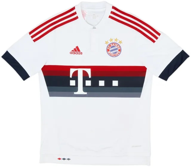adidas Bayern Munich Boys SS Away Shirt 2015/16