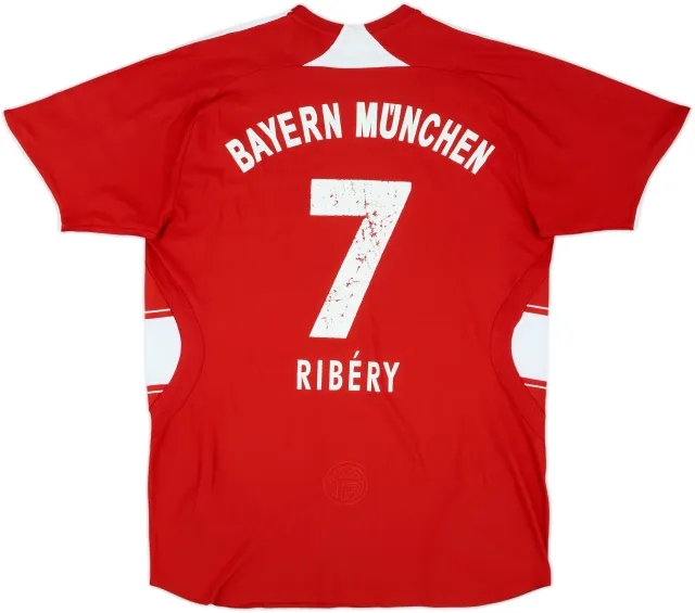 adidas Bayern Munich Boys SS Home Shirt 2007/08