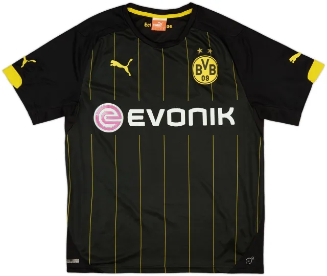 Puma Borussia Dortmund Mens SS Away Shirt 2014/16
