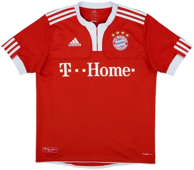 adidas Bayern Munich Boys SS Home Shirt 2009/10