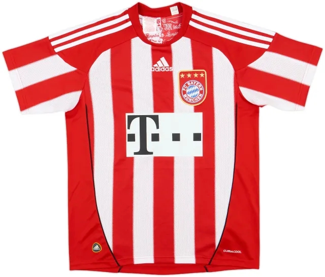 adidas Bayern Munich Boys SS Home Shirt 2010/11