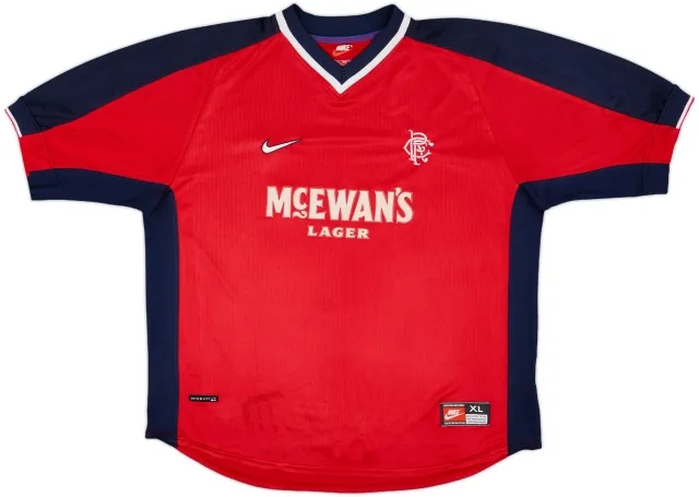 Nike Rangers Mens SS Away Shirt 1998/99