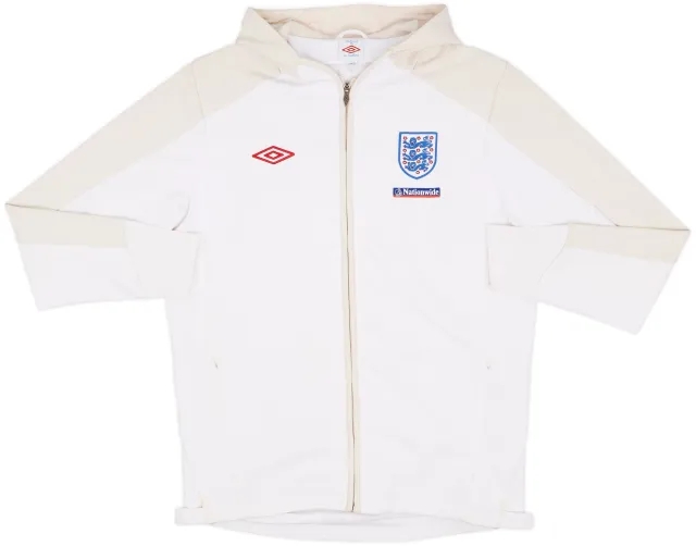 2010-11 England Umbro Hooded Track Jacket - 9/10 - (L)