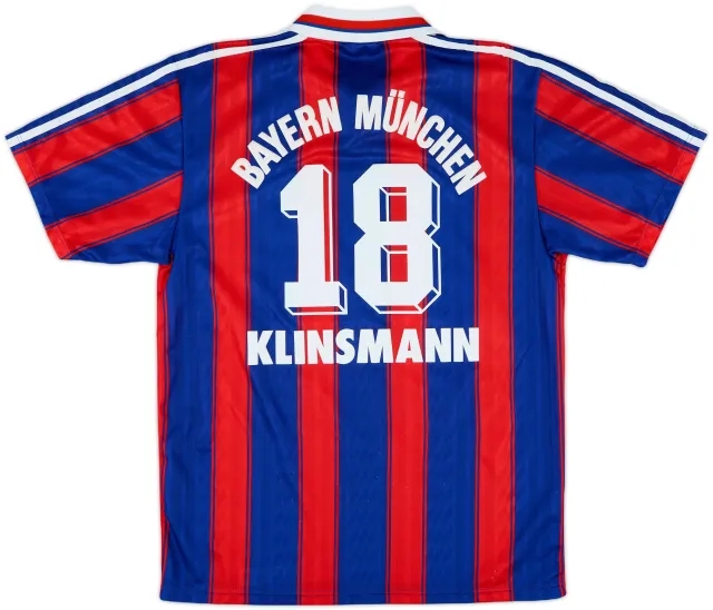 adidas Bayern Munich Mens SS Home Shirt 1995/97