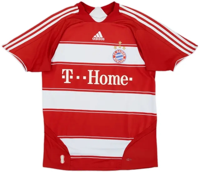 adidas Bayern Munich Boys SS Home Shirt 2008/09