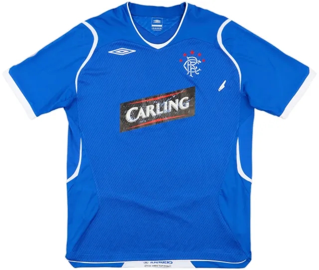 Umbro Rangers Mens SS Home Shirt 2008/09