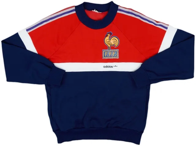 adidas France Mens SS Home Shirt 1982