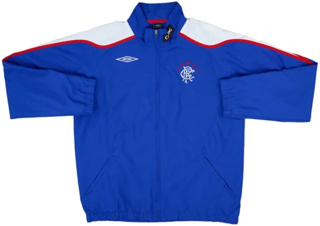 2007-08 Rangers Umbro Track Jacket - 8/10 - (L)