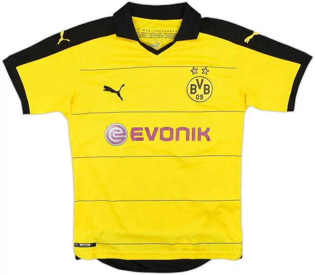 Puma Borussia Dortmund Boys SS Home Shirt 2015/16