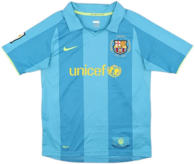 Nike Barcelona Boys SS Away Shirt 2007/09