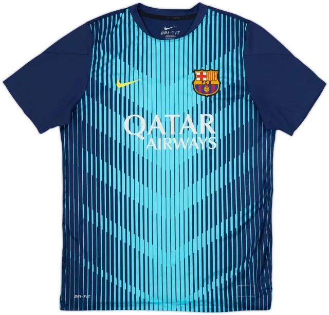 Nike Barcelona Mens SS Home Shirt 2014/15