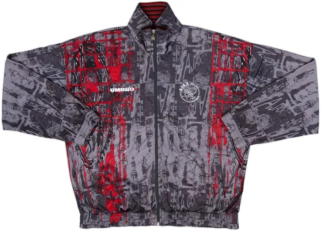 1995-96 Ajax Umbro Track Jacket - 9/10 - (XXL)