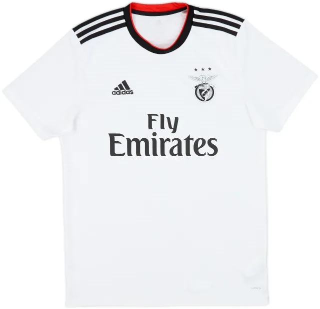 adidas Benfica Mens SS Away Shirt 2018/19