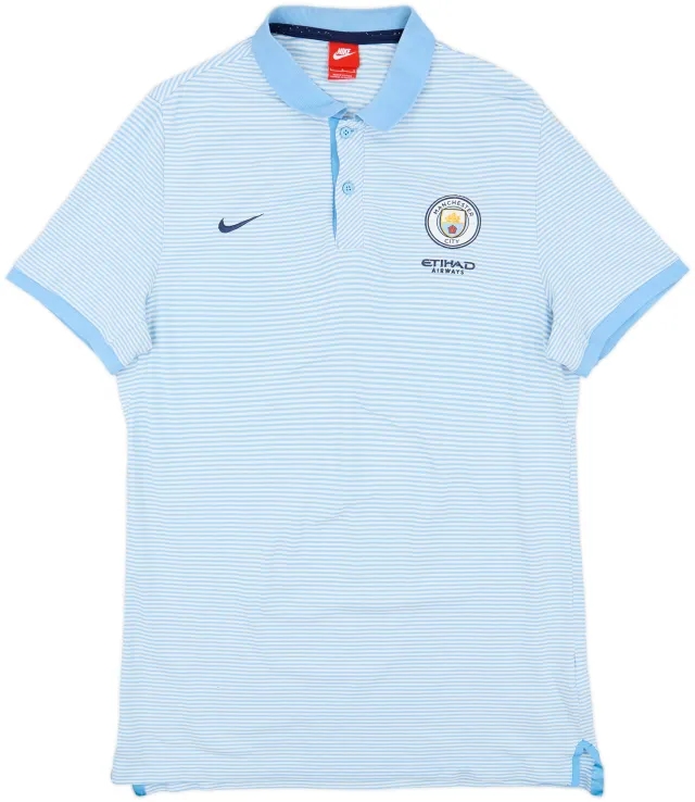 2016-17 Manchester City Nike Polo Shirt - 9/10 - (L)