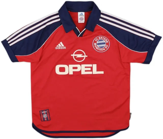 adidas Bayern Munich Mens SS Home Shirt 1999/01