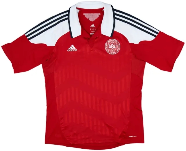 adidas Denmark Mens SS Home Shirt 2012
