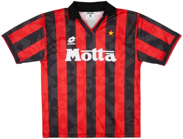 1993-94 AC Milan Home Shirt - 9/10 - (L)